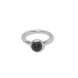 Pandora Bezel Set Black Onyx Stack Ring